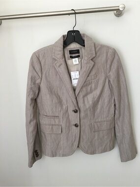 JCrew linen schoolboy blazer, NEW with tags, 0